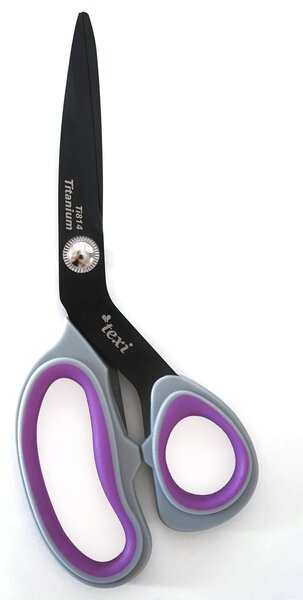 Krejčovské nůžky TEXI TITANIUM Ti814, s ergonomickou rukojetí, délka ostří 9cm, celková délka 21 cm