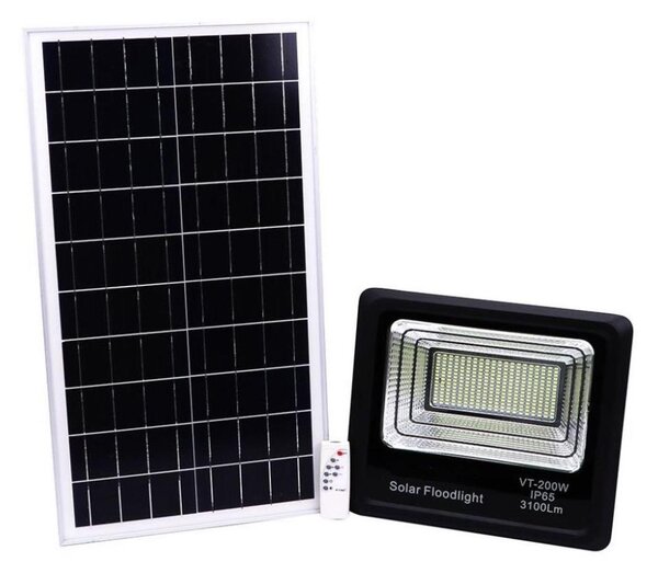 LED Venkovní solární reflektor LED/40W/10V IP65 6000K + DO