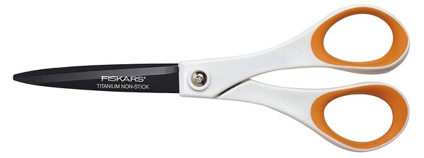 Krejčovské nůžky FISKARS TITANOVÉ 1004720, Non stick, s měkkou ergonomickou rukojetí, celková délka 18 cm