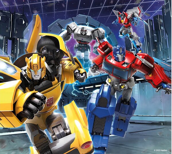 Dětská vliesová fototapeta na zed' Transformers | 300 x 270 cm | DDTD4P7805