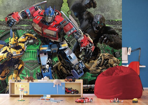 Dětská fototapeta na míru Transformers Vzhůru do Boje | Vliesová fototapeta na zed' | DFTD5P352203