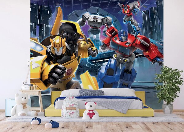 Dětská vliesová fototapeta na zed' Transformers | 300 x 270 cm | DDTD4P7805