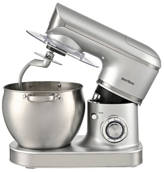 Multifunkční kuchyňský robot BestBerg BBR-2300S / 2300 W / 8,5 l / 6 rychlostí