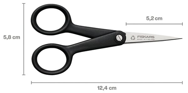 Fiskars Vyšívací nůžky FISKARS 1005153, ostré hroty , délka 13 cm