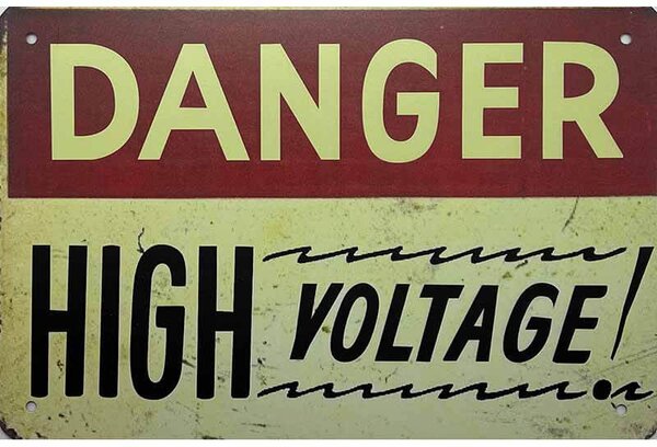 Cedule Danger High Voltage