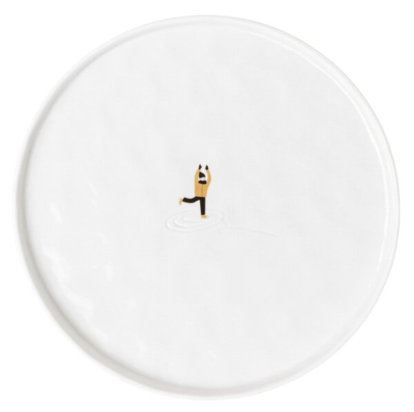 Porcelánový talíř Ice Skating 22 cm