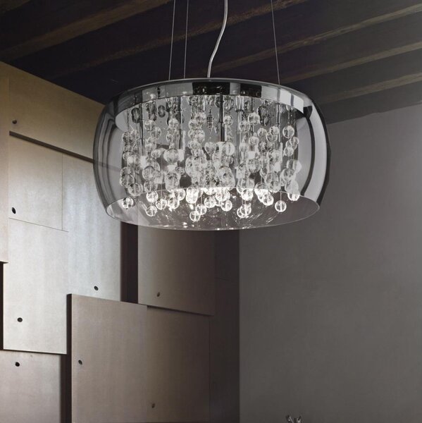 Ideal Lux - Lustr na lanku AUDI 5xG9/40W/230V kouřová