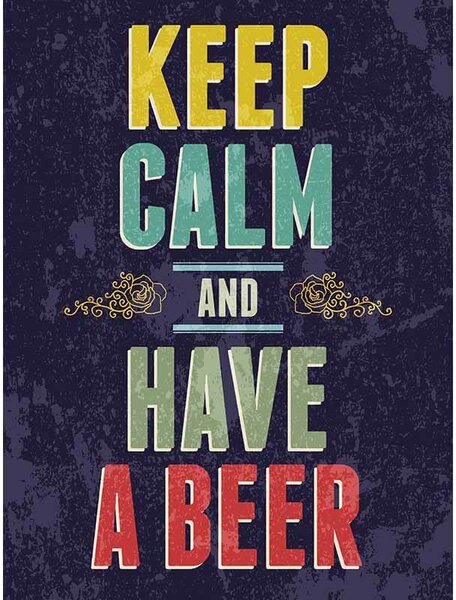 Cedule Keep Calm and Have a Beer