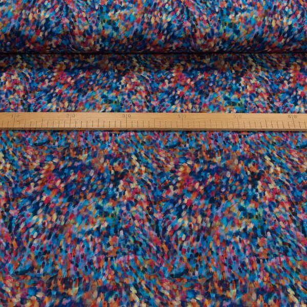 Softshell zimní 64159001, barevné střípky 315g/m2, š.145cm (látka v metráži)