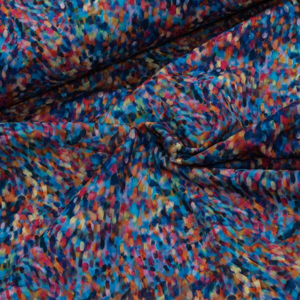 Softshell zimní 64159001, barevné střípky 315g/m2, š.145cm (látka v metráži)