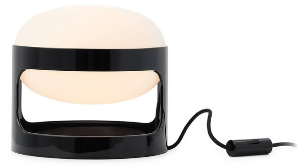 Kartell Stolní lampa KD28, černá, Ø 25 cm, E14-LED, Černá, Obývací pokoj / jídelna, Plast, Design