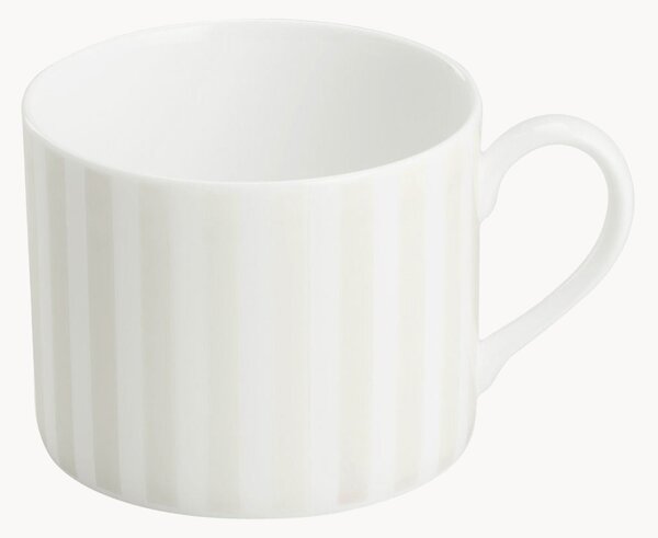 Sada hrnků z kostního porcelánu Pastel Stripes, 6 dílů