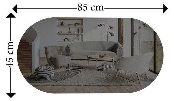 Zrcadlo Nekada (tmavě šedá + zlatá). Akce -25%