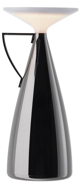 Kartell LED stolní lampa Camomille, tmavě šedá, stmívatelné., stmívatelný, Hliník / šedá / zinek, Obývací pokoj / jídelna, Plast, Design