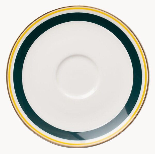 Sada podšálků z kostního porcelánu Capri, 6 dílů
