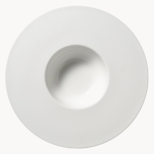 Sada hlubokých talířů z kostního porcelánu Cross White, 6 dílů