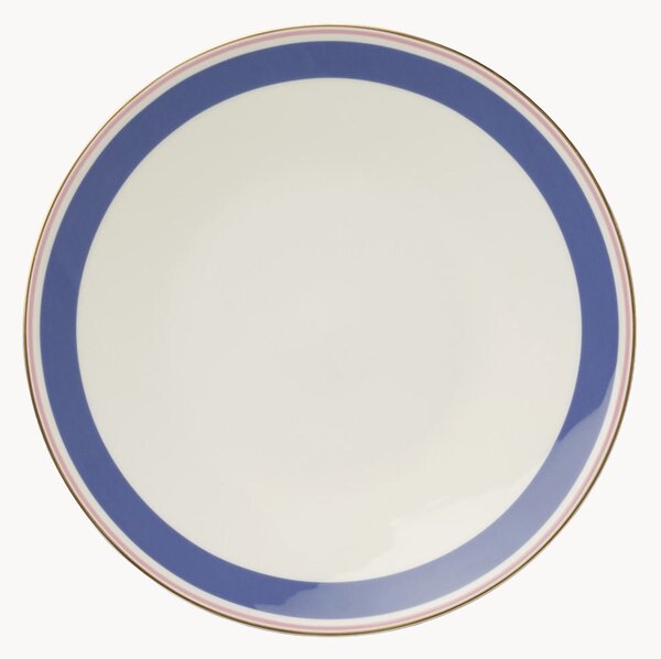 Sada mělkých talířů z kostního porcelánu Capri, 6 dílů
