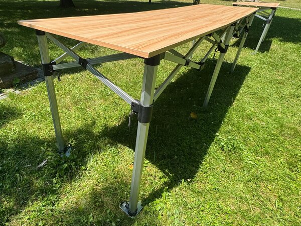 TENTino Skládací profi pult 2,85 m x 75 cm pro nůžkový stan