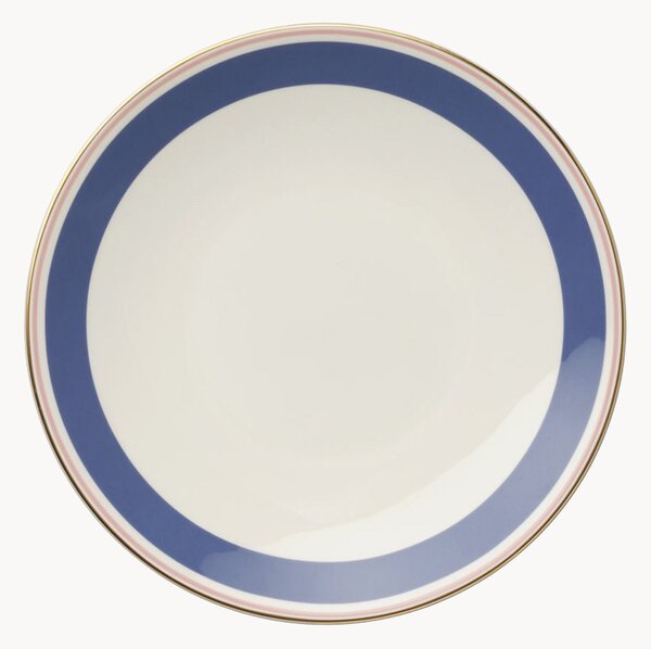 Sada snídaňových talířů z kostního porcelánu Capri, 6 dílů