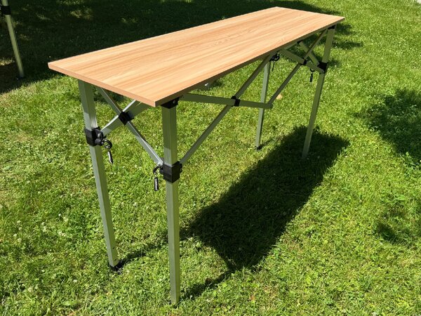 TENTino Skládací profi pult 1,5 m x 42 cm pro nůžkový stan