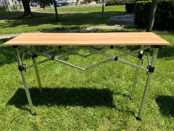 TENTino Skládací profi pult 1,5 m x 42 cm pro nůžkový stan