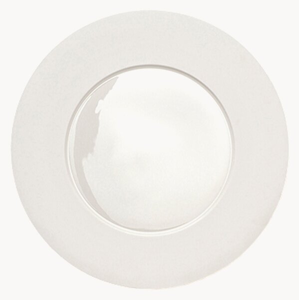 Sada dezertních talířů z kostního porcelánu Cross White, 6 dílů