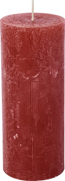 IHR Červená cylindrická svíčka 17 cm