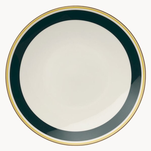 Sada dezertních talířů z kostního porcelánu Capri, 6 dílů