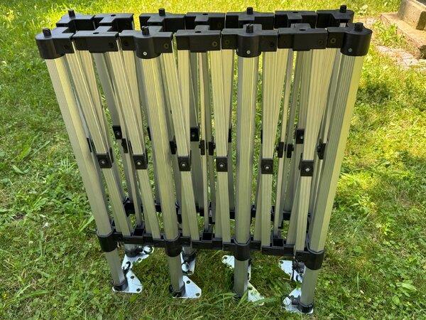 TENTino Skládací profi pult 4,28 m x 75 cm pro nůžkový stan