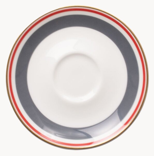 Sada podšálků z kostního porcelánu Capri, 6 dílů