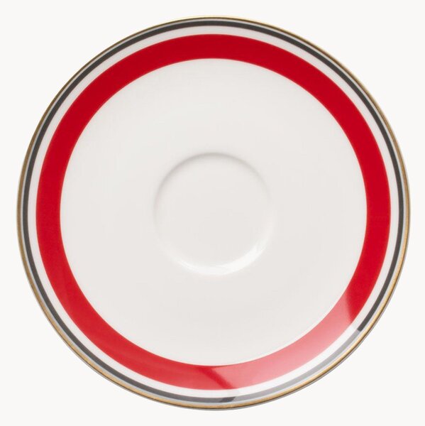 Sada podšálků z kostního porcelánu Capri, 6 dílů