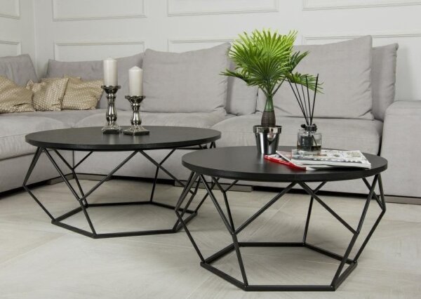 Konferenční stolek DIAMOND 70 cm černá
