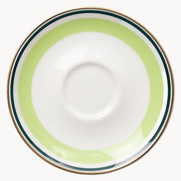 Sada podšálků z kostního porcelánu Capri, 6 dílů