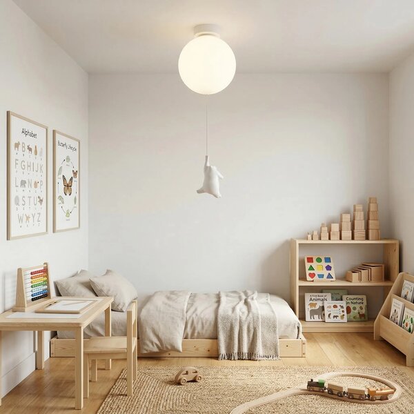 Toolight Závěsné osvětlení Plafon Teddy G167-1CP bílé