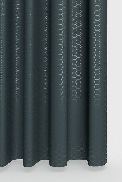 Sprchový závěs Plástve antracit, 180 x 180 cm