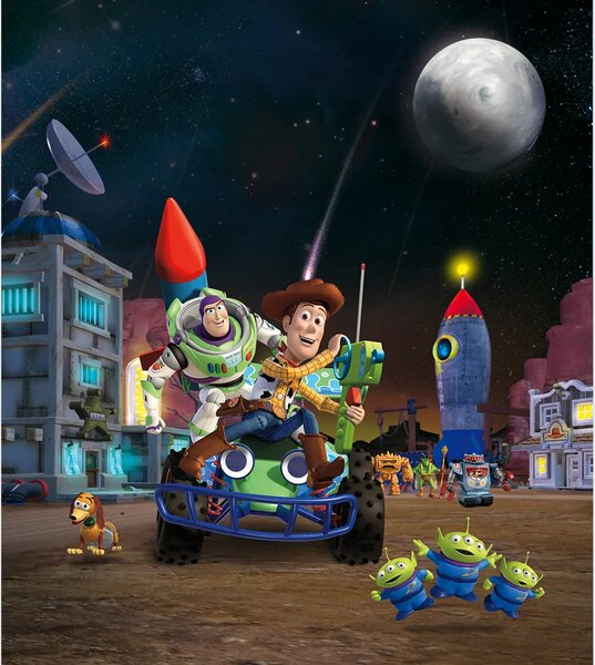 Dětská vliesová fototapeta na zed' Toy Story, Disney | 180 x 202 cm | DFTDNXL 5115