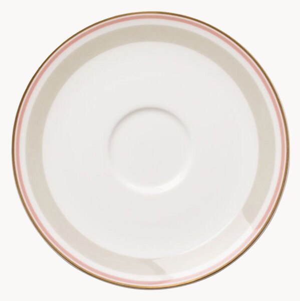 Sada podšálků z kostního porcelánu Capri, 6 dílů