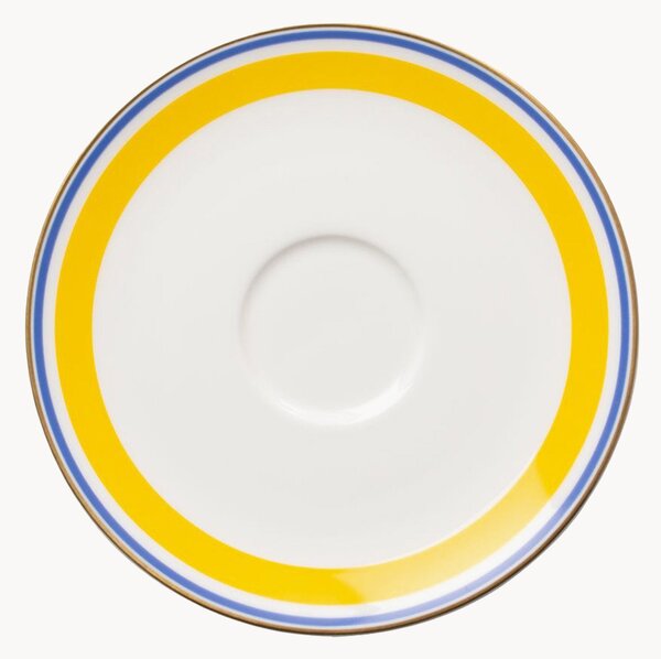 Sada podšálků z kostního porcelánu Capri, 6 dílů