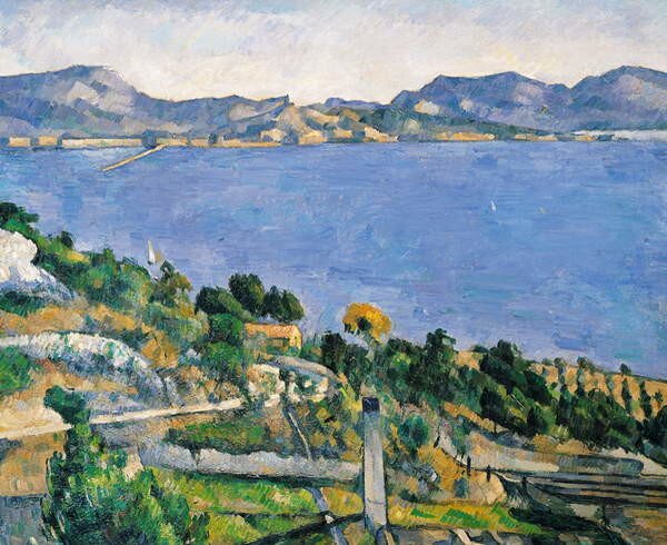 Paul Cezanne - Obrazová reprodukce L'Estaque, View of the Bay of Marseilles, (40 x 35 cm)