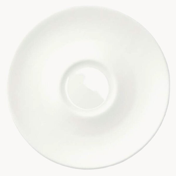 Sada podšálků z kostního porcelánu Cross White, 6 dílů