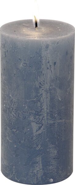 IHR Modrá cylindrická svíčka 14 cm