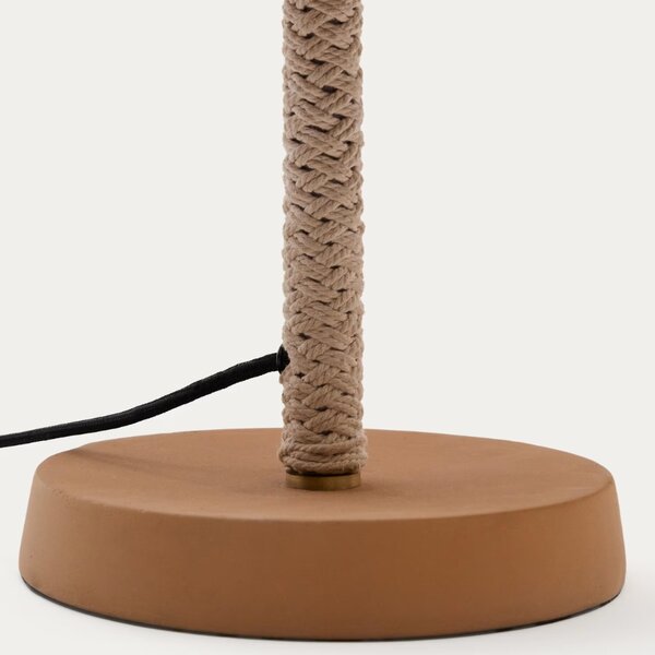 Terakotová stolní lampa Kave Home Arinda