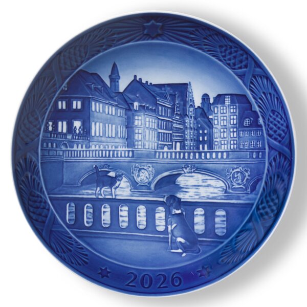 Porcelánový talíř Blue Collectibles 2026 The Marble Bridge Ø 18 cm