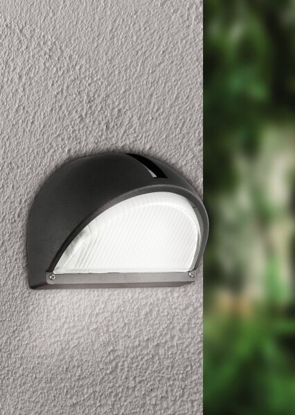 EGLO 89767 - Venkovní nástěnné svítidlo ONJA 1xE27/60W černá IP44