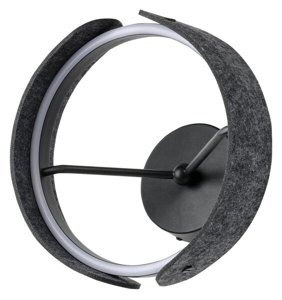 LEDVANCE nástěnné svítidlo Decor Curve Felt 20 W 220-240 V 3000 K tmavě šedé