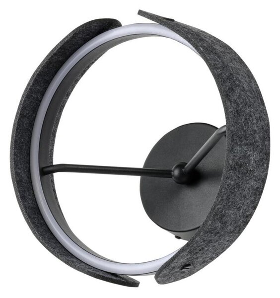 LEDVANCE nástěnné svítidlo Decor Curve Felt 20 W 220-240 V 3000 K tmavě šedé