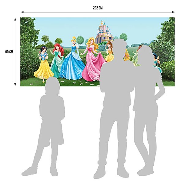 Dětská vliesová fototapeta na zed' Princezny, Disney | 202 x 90 cm | DFTDNH 5325