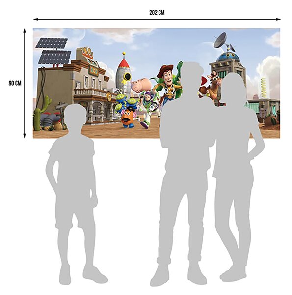 Dětská vliesová fototapeta na zed' Toy Story, Disney | 202 x 90 cm | DFTDNH 5326