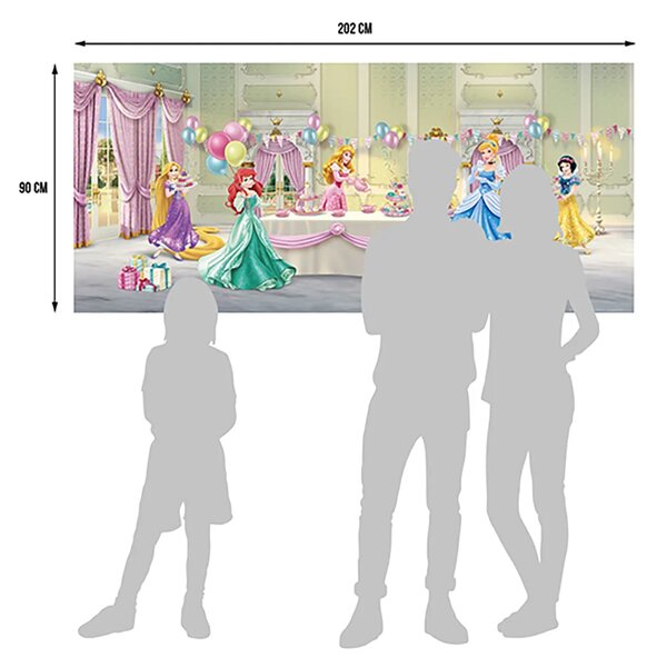 Dětská vliesová fototapeta na zed' Ples princezen, Disney | 202 x 90 cm | DFTDNH 5346