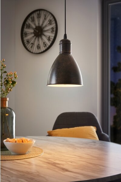 Eglo 49492 - Lustr PRIDDY 1 1xE27/60W/230V